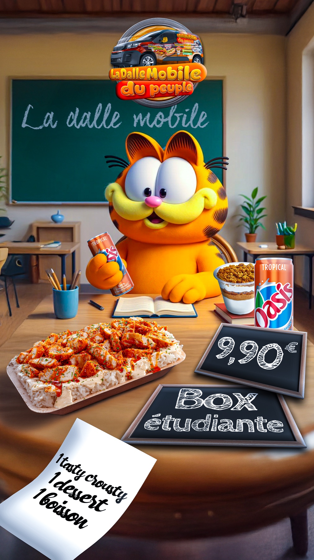 Aperçu du flyer Box étudiante ZakDesign